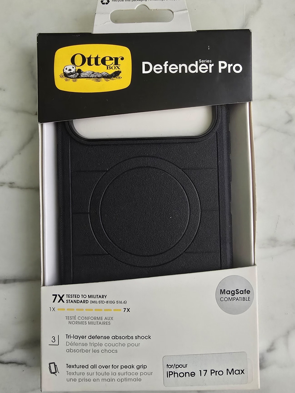 OtterBox Defender Pro Case for iPhone 17 Pro Max - Black